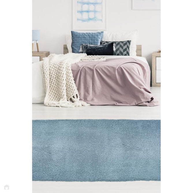Snug Plain Denim Rug-Melrose-Rug Love - The Most Loved Rug Store
