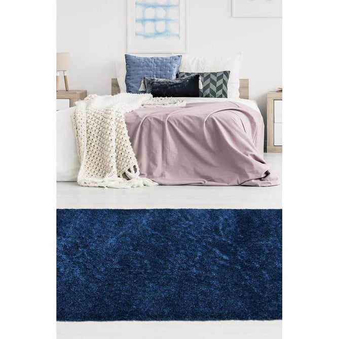 Snug Plain Navy Runner-Melrose-Rug Love - The Most Loved Rug Store