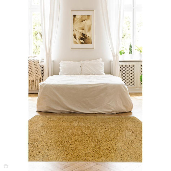 Snug Plain Ochre Rug-Melrose-Rug Love - The Most Loved Rug Store