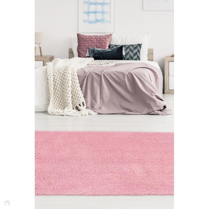 Snug Plain Pink Rug-Melrose-Rug Love - The Most Loved Rug Store
