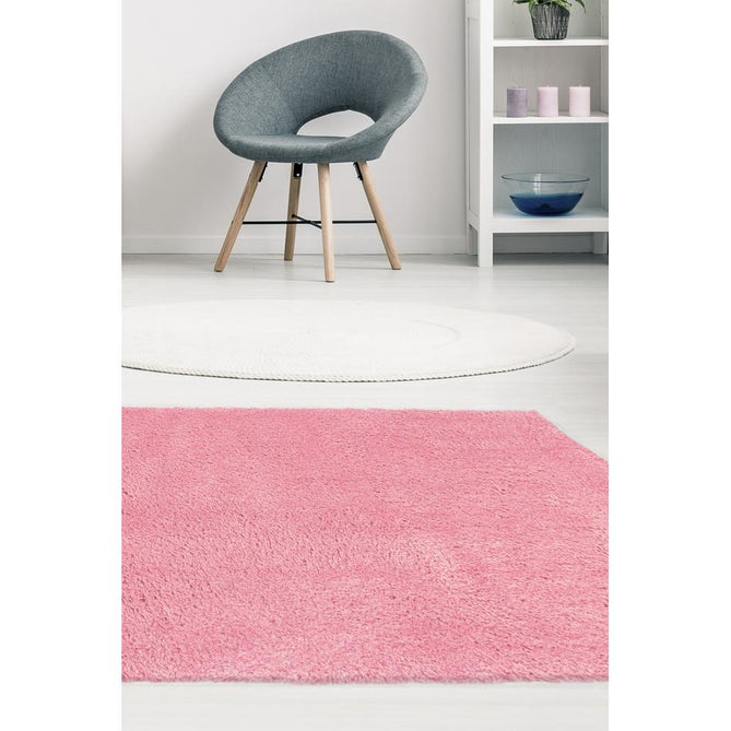 Snug Plain Pink Runner-Melrose-Rug Love - The Most Loved Rug Store