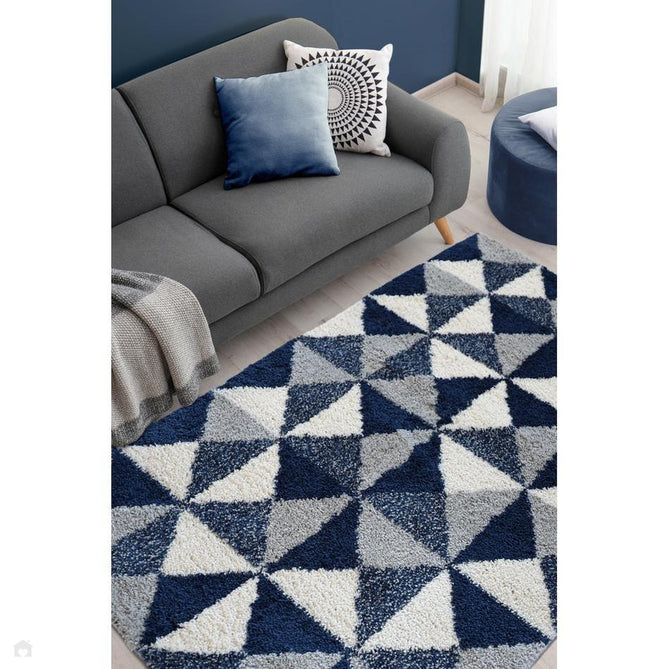 Snug Scandi Navy Rug-Melrose-Rug Love - The Most Loved Rug Store