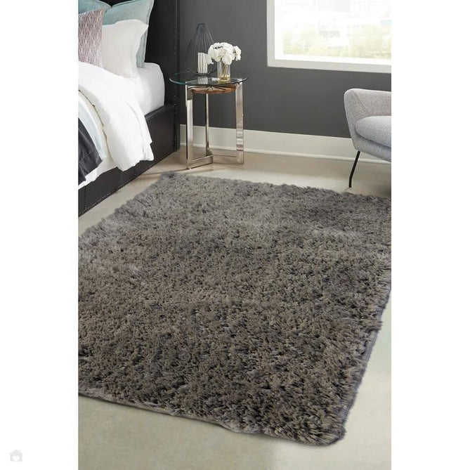 Soft Washable Cosy Grey Round Rug-Melrose-Rug Love - The Most Loved Rug Store
