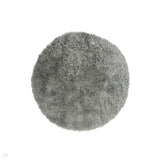 Soft Washable Cosy Grey Round Rug