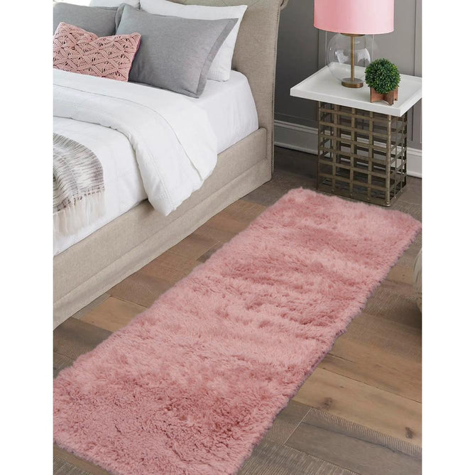 Soft Washable Cosy Pink Rug