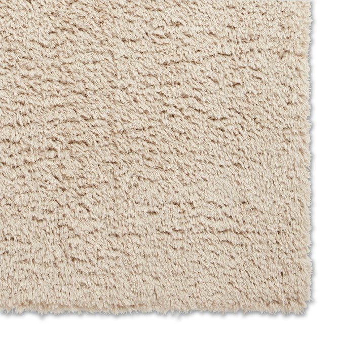 Solace 0961 Soft Plush Recycled Polyester Plain Shaggy Beige Rug-Think Rugs-Rug Love - The Most Loved Rug Store