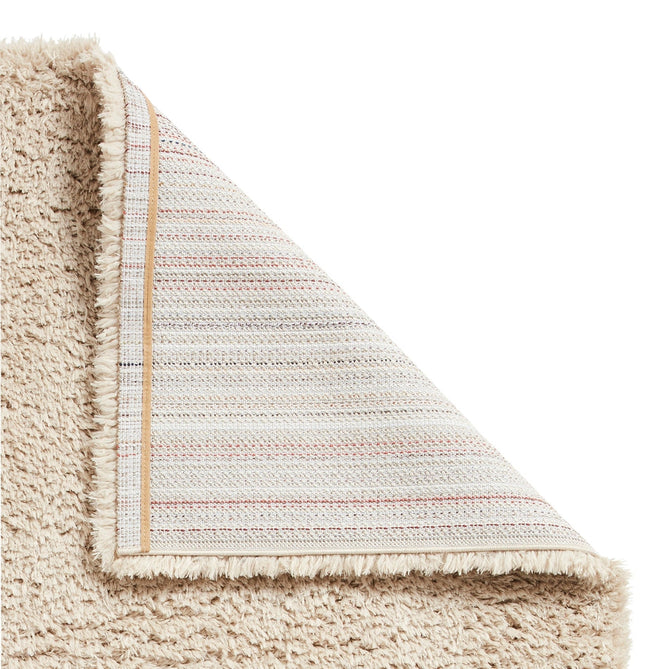 Solace 0961 Soft Plush Recycled Polyester Plain Shaggy Beige Rug-Think Rugs-Rug Love - The Most Loved Rug Store