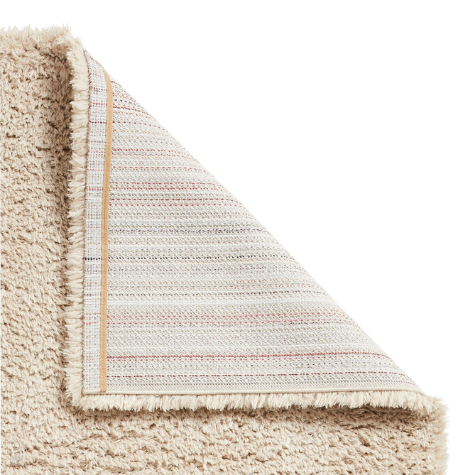 Solace 0961 Soft Plush Recycled Polyester Plain Shaggy Beige Rug-Think Rugs-Rug Love - The Most Loved Rug Store