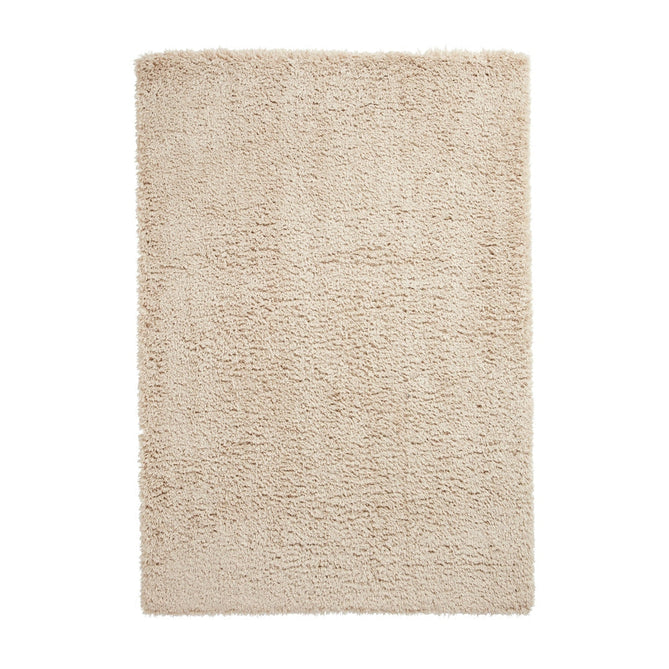 Solace 0961 Soft Plush Recycled Polyester Plain Shaggy Beige Rug-Think Rugs-Rug Love - The Most Loved Rug Store