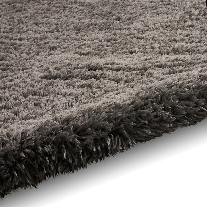 Solace 0961 Soft Plush Recycled Polyester Plain Shaggy Charcoal Grey Rug-Think Rugs-Rug Love - The Most Loved Rug Store
