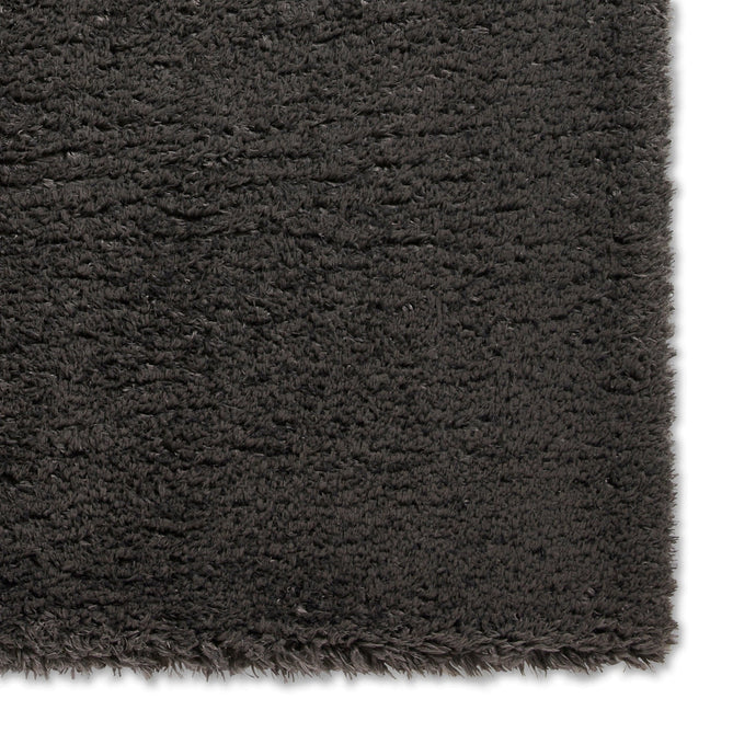 Solace 0961 Soft Plush Recycled Polyester Plain Shaggy Charcoal Grey Rug-Think Rugs-Rug Love - The Most Loved Rug Store