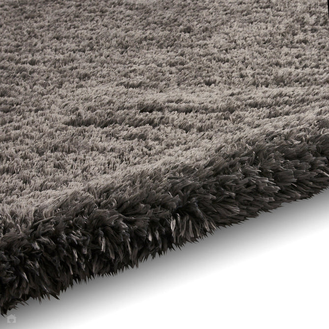 Solace 0961 Soft Plush Recycled Polyester Plain Shaggy Charcoal Grey Rug-Think Rugs-Rug Love - The Most Loved Rug Store