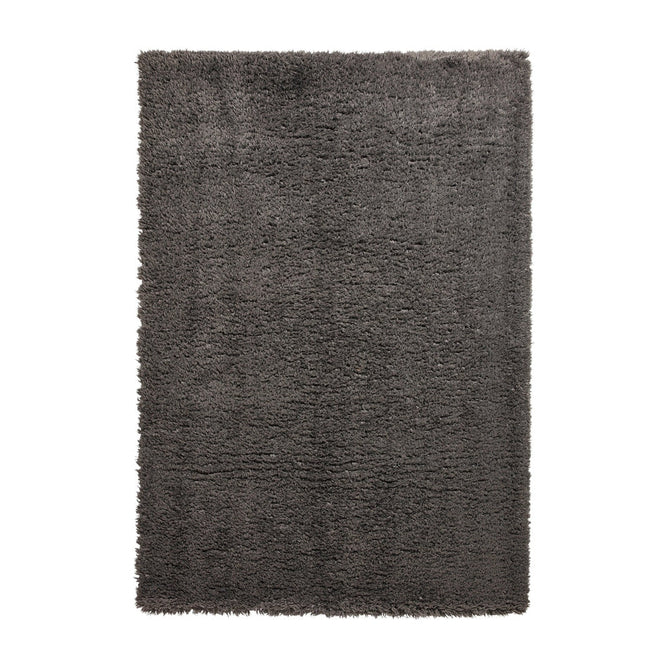 Solace 0961 Soft Plush Recycled Polyester Plain Shaggy Charcoal Grey Rug-Think Rugs-Rug Love - The Most Loved Rug Store