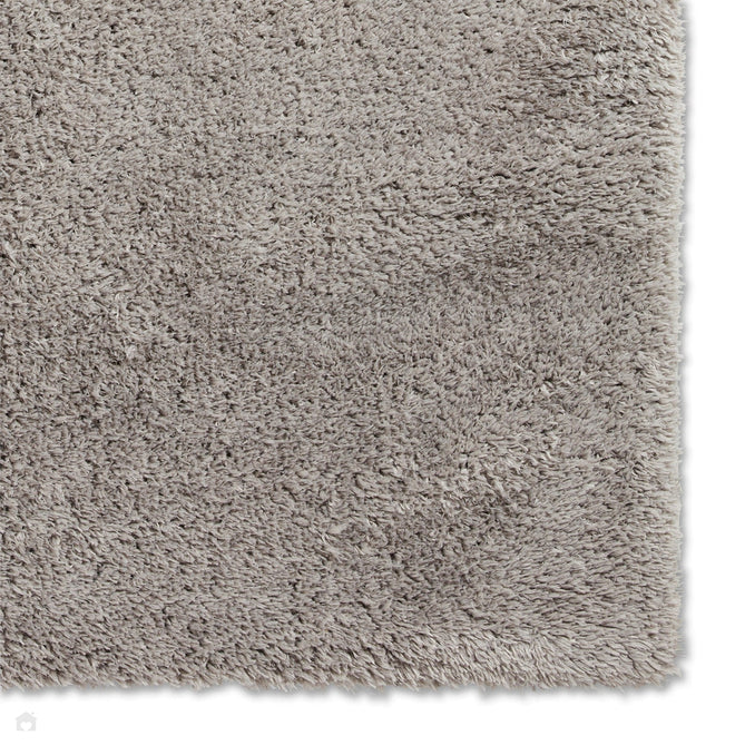 Solace 0961 Soft Plush Recycled Polyester Plain Shaggy Grey Rug-Think Rugs-Rug Love - The Most Loved Rug Store