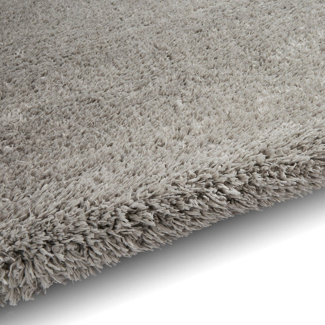 Solace 0961 Soft Plush Recycled Polyester Plain Shaggy Grey Rug-Think Rugs-Rug Love - The Most Loved Rug Store