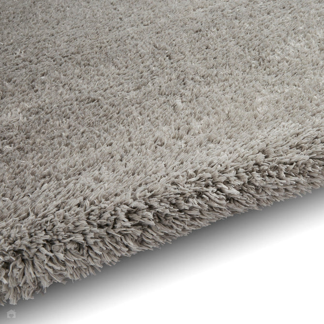 Solace 0961 Soft Plush Recycled Polyester Plain Shaggy Grey Rug-Think Rugs-Rug Love - The Most Loved Rug Store