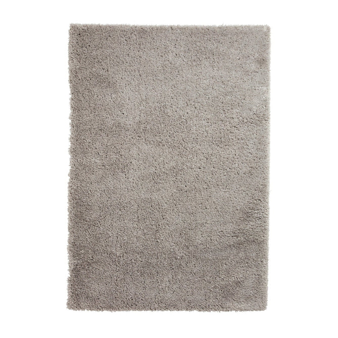 Solace 0961 Soft Plush Recycled Polyester Plain Shaggy Grey Rug-Think Rugs-Rug Love - The Most Loved Rug Store