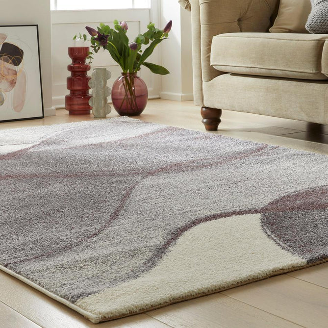 Somerset SOM103 White/Grey/Plum Rug-Concept Looms-Rug Love - The Most Loved Rug Store