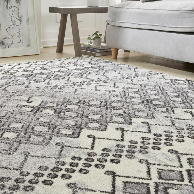 Somerset SOM104 White/Anthracite Rug-Concept Looms-Rug Love - The Most Loved Rug Store