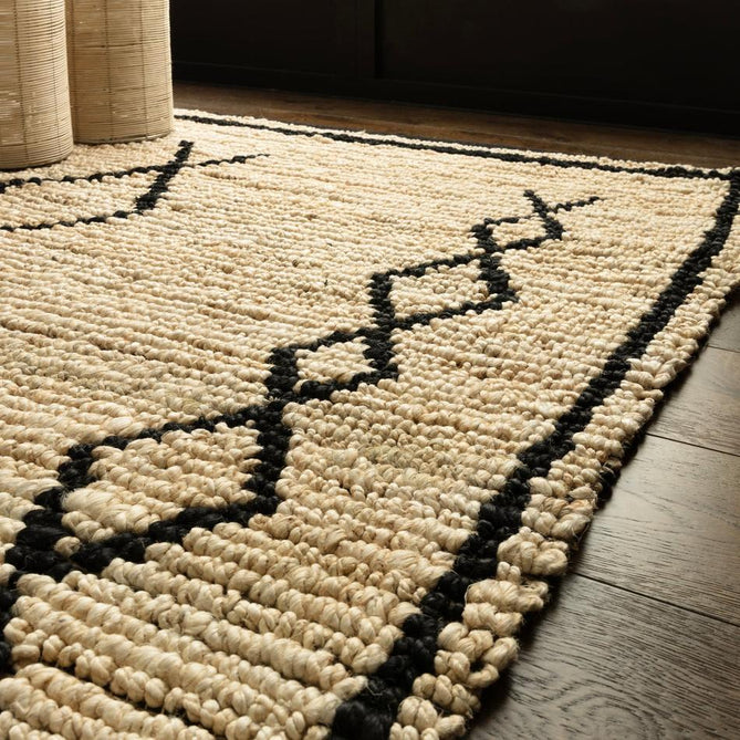 Souk Bleach/Black Rug