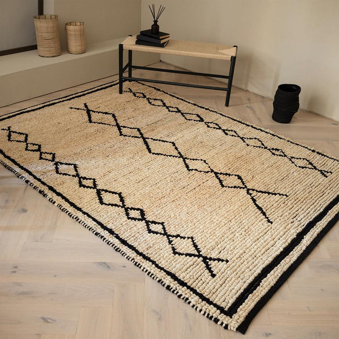 Souk Bleach/Black Rug
