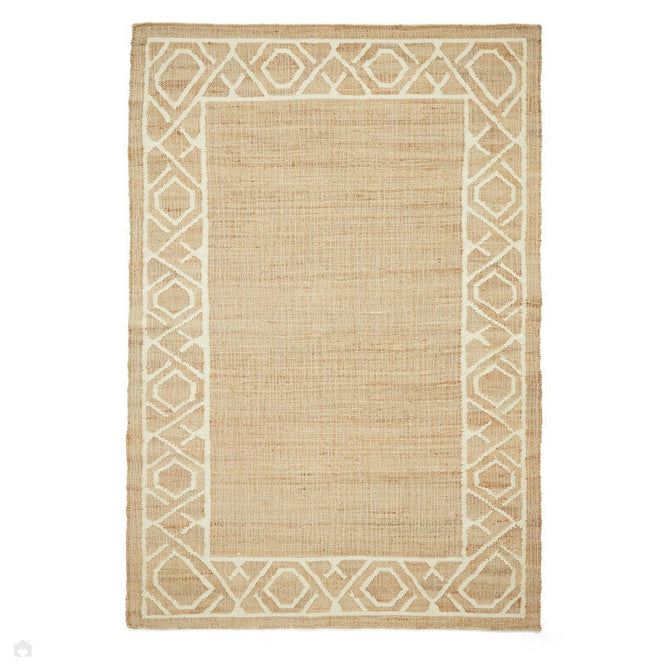Spartan 29576 Modern Hand-Woven Jute Plain Border Flatweave Natural/Ivory Rug-Think Rugs-Rug Love - The Most Loved Rug Store
