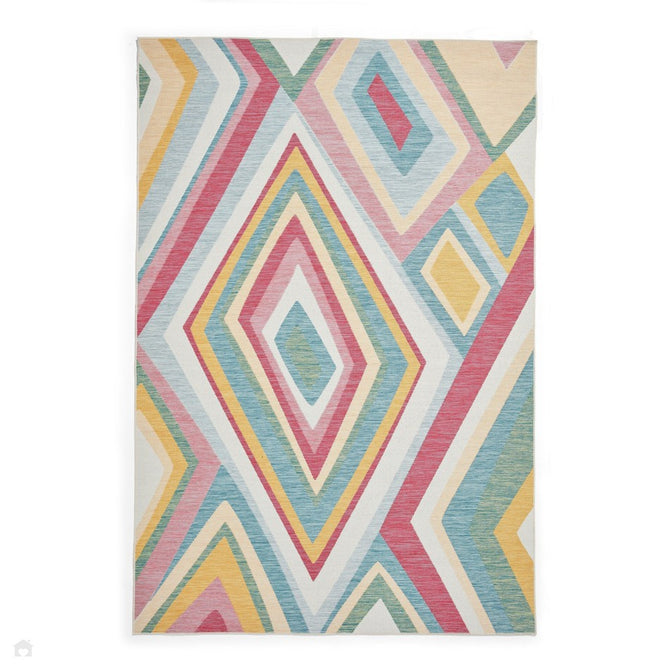 Spectrum E9335 Modern Abstract Durable Stain-Resistant Weatherproof Flatweave In-Outdoor Multicolour Rug-Think Rugs-Rug Love - The Most Loved Rug Store