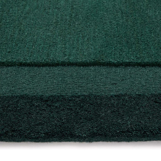 Stacked Border Dark Green Rug-Origins-Rug Love - The Most Loved Rug Store