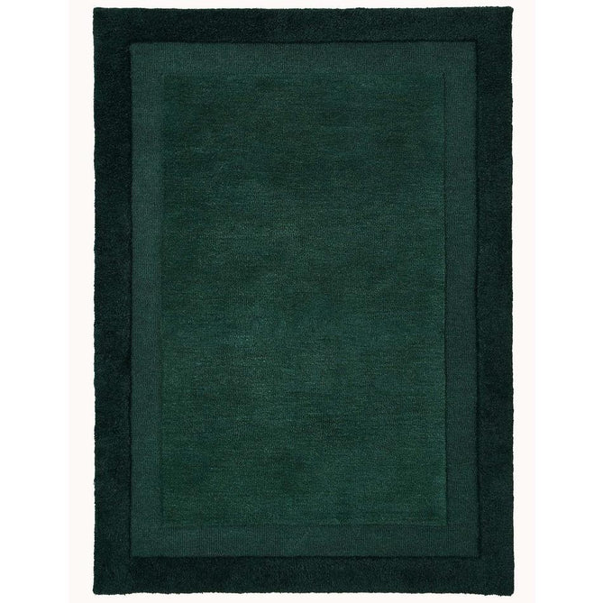 Stacked Border Dark Green Rug-Origins-Rug Love - The Most Loved Rug Store