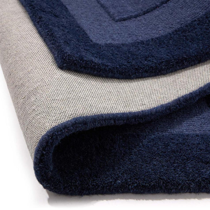 Stacked Border Evening Blue Rug-Origins-Rug Love - The Most Loved Rug Store