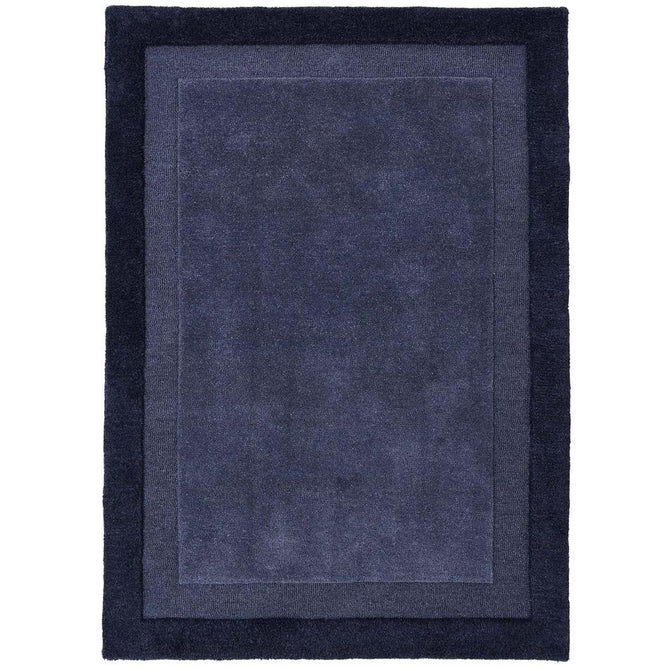 Stacked Border Evening Blue Rug-Origins-Rug Love - The Most Loved Rug Store