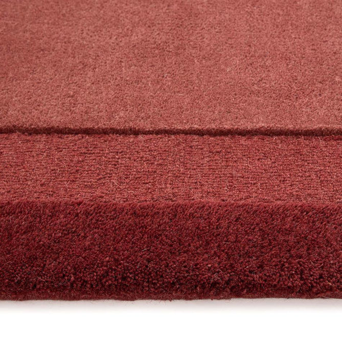 Stacked Border Wine Red Rug-Origins-Rug Love - The Most Loved Rug Store