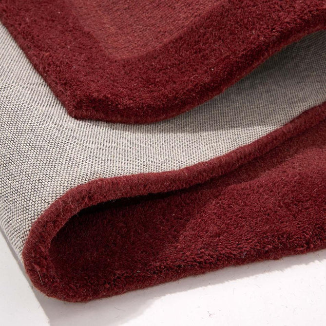 Stacked Border Wine Red Rug-Origins-Rug Love - The Most Loved Rug Store