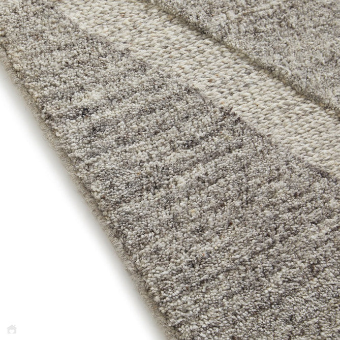 Stellar Arrow Modern Geometric Hand-Woven Sumak Style Textured Wool Loop Pile Grey Rug-Melrose-Rug Love - The Most Loved Rug Store