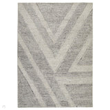 Stellar Arrow Modern Wool Grey Rug