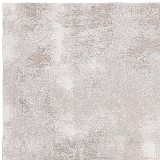 Stellar ST01 Modern Abstract Distressed Shimmer Hi-Low Textured Smooth Soft-Touch Polyblend Short Pile Beige/Ivory/Taupe/Silver Rug-Asiatic Carpets-Rug Love - The Most Loved Rug Store