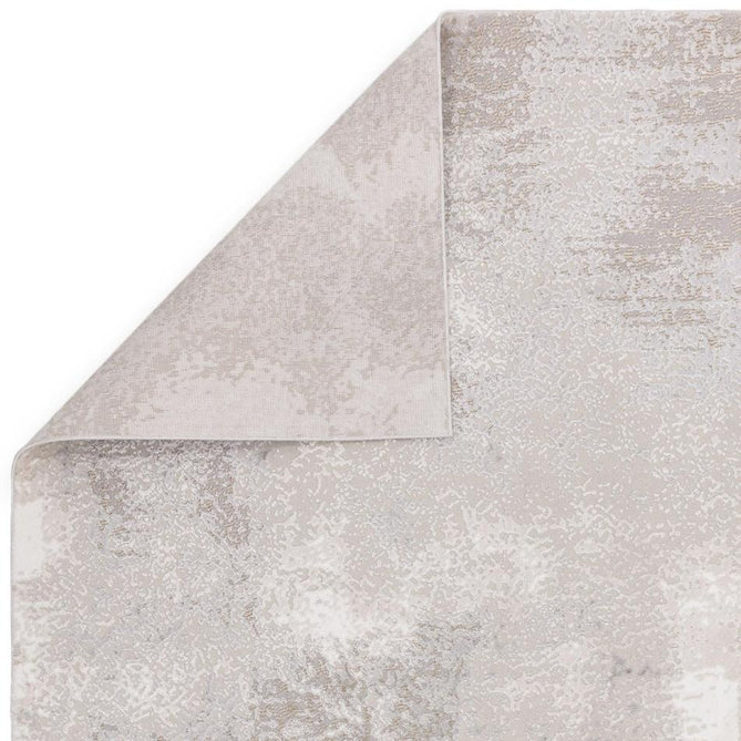Stellar ST01 Modern Abstract Distressed Shimmer Hi-Low Textured Smooth Soft-Touch Polyblend Short Pile Beige/Ivory/Taupe/Silver Rug-Asiatic Carpets-Rug Love - The Most Loved Rug Store