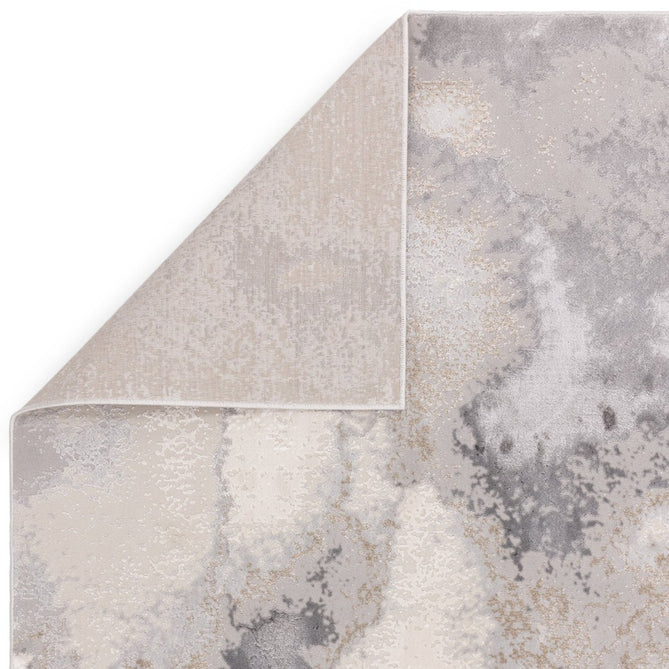 Stellar ST03 Modern Abstract Distressed Metallic Shimmer Hi-Low Textured Smooth Soft-Touch Polyester Low Profile Short Pile Beige/Grey/Cream Rug-Asiatic Carpets-Rug Love - The Most Loved Rug Store