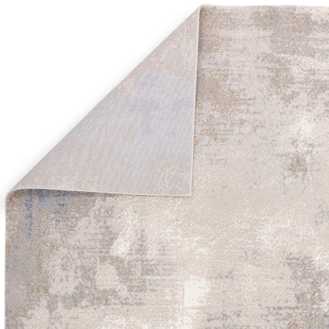Stellar ST05 Modern Abstract Distressed Metallic Shimmer Hi-Low Textured Smooth Soft-Touch Polyester Low Profile Short Pile Blue/Grey/Cream/Beige Rug-Asiatic Carpets-Rug Love - The Most Loved Rug Store
