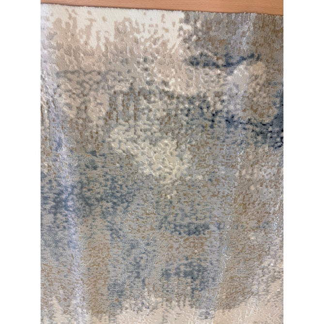 Stellar ST05 Modern Abstract Distressed Metallic Shimmer Hi-Low Textured Smooth Soft-Touch Polyester Low Profile Short Pile Blue/Grey/Cream/Beige Rug-Asiatic Carpets-Rug Love - The Most Loved Rug Store