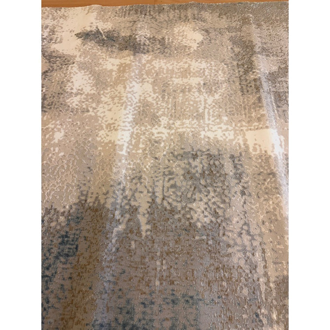 Stellar ST05 Modern Abstract Distressed Metallic Shimmer Hi-Low Textured Smooth Soft-Touch Polyester Low Profile Short Pile Blue/Grey/Cream/Beige Rug-Asiatic Carpets-Rug Love - The Most Loved Rug Store