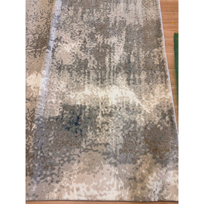 Stellar ST05 Modern Abstract Distressed Metallic Shimmer Hi-Low Textured Smooth Soft-Touch Polyester Low Profile Short Pile Blue/Grey/Cream/Beige Rug-Asiatic Carpets-Rug Love - The Most Loved Rug Store