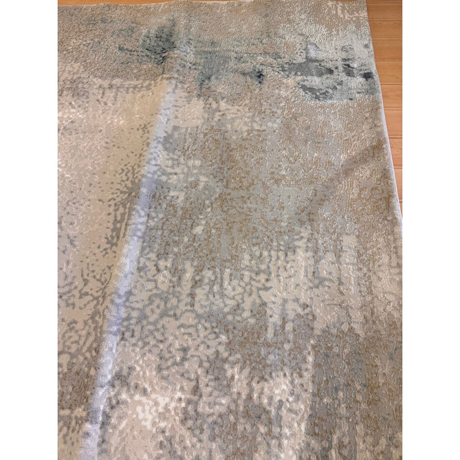 Stellar ST05 Modern Abstract Distressed Metallic Shimmer Hi-Low Textured Smooth Soft-Touch Polyester Low Profile Short Pile Blue/Grey/Cream/Beige Rug-Asiatic Carpets-Rug Love - The Most Loved Rug Store