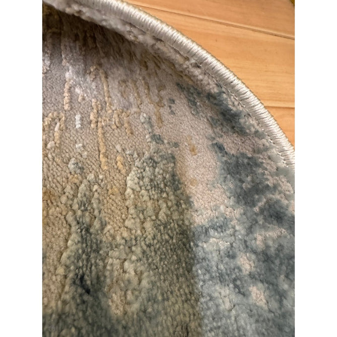 Stellar ST05 Modern Abstract Distressed Metallic Shimmer Hi-Low Textured Smooth Soft-Touch Polyester Low Profile Short Pile Blue/Grey/Cream/Beige Rug-Asiatic Carpets-Rug Love - The Most Loved Rug Store