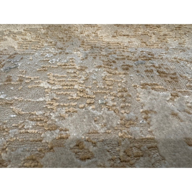 Stellar ST05 Modern Abstract Distressed Metallic Shimmer Hi-Low Textured Smooth Soft-Touch Polyester Low Profile Short Pile Blue/Grey/Cream/Beige Rug-Asiatic Carpets-Rug Love - The Most Loved Rug Store