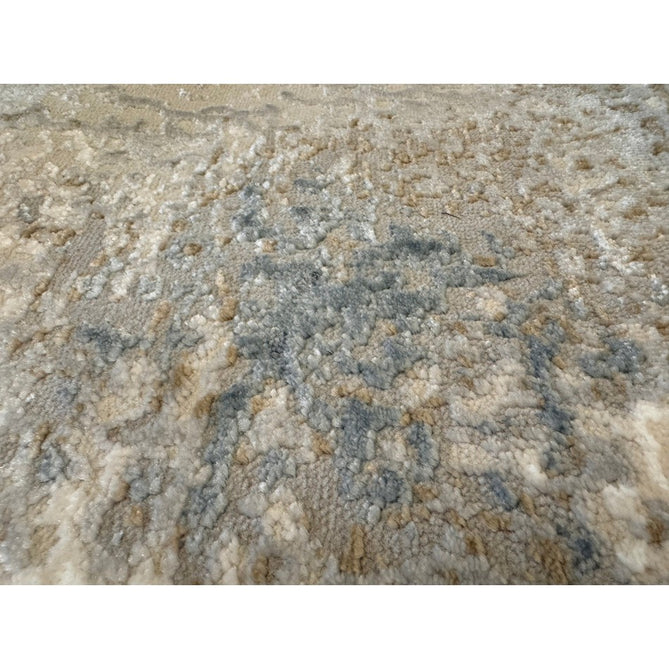 Stellar ST05 Modern Abstract Distressed Metallic Shimmer Hi-Low Textured Smooth Soft-Touch Polyester Low Profile Short Pile Blue/Grey/Cream/Beige Rug-Asiatic Carpets-Rug Love - The Most Loved Rug Store