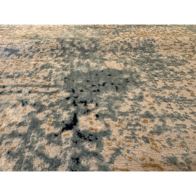 Stellar ST05 Modern Abstract Distressed Metallic Shimmer Hi-Low Textured Smooth Soft-Touch Polyester Low Profile Short Pile Blue/Grey/Cream/Beige Rug-Asiatic Carpets-Rug Love - The Most Loved Rug Store