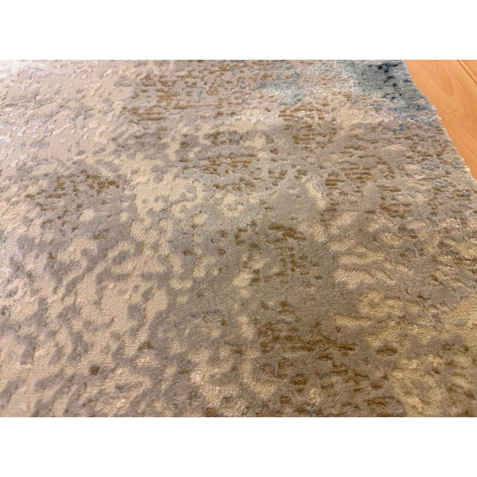 Stellar ST05 Modern Abstract Distressed Metallic Shimmer Hi-Low Textured Smooth Soft-Touch Polyester Low Profile Short Pile Blue/Grey/Cream/Beige Rug-Asiatic Carpets-Rug Love - The Most Loved Rug Store