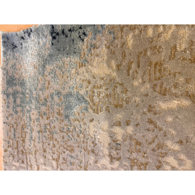 Stellar ST05 Modern Abstract Distressed Metallic Shimmer Hi-Low Textured Smooth Soft-Touch Polyester Low Profile Short Pile Blue/Grey/Cream/Beige Rug-Asiatic Carpets-Rug Love - The Most Loved Rug Store