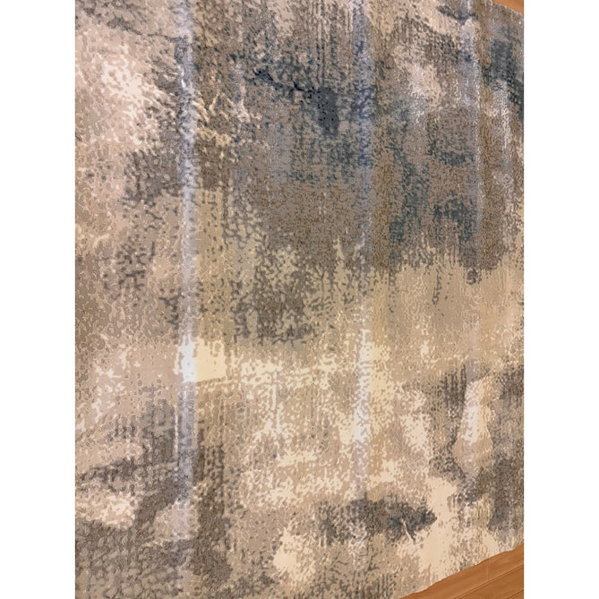 Stellar ST05 Modern Abstract Distressed Metallic Shimmer Hi-Low Textured Smooth Soft-Touch Polyester Low Profile Short Pile Blue/Grey/Cream/Beige Rug-Asiatic Carpets-Rug Love - The Most Loved Rug Store